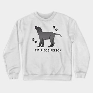 I'm a dog person grey Crewneck Sweatshirt